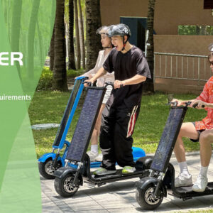 AGAO Solar Scooter with Seat