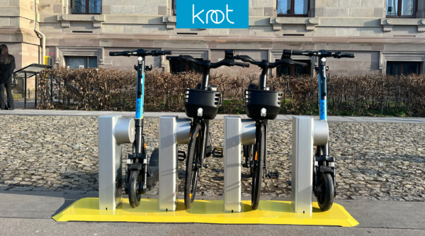 KNOT V6 ALU station for bikes and scooters